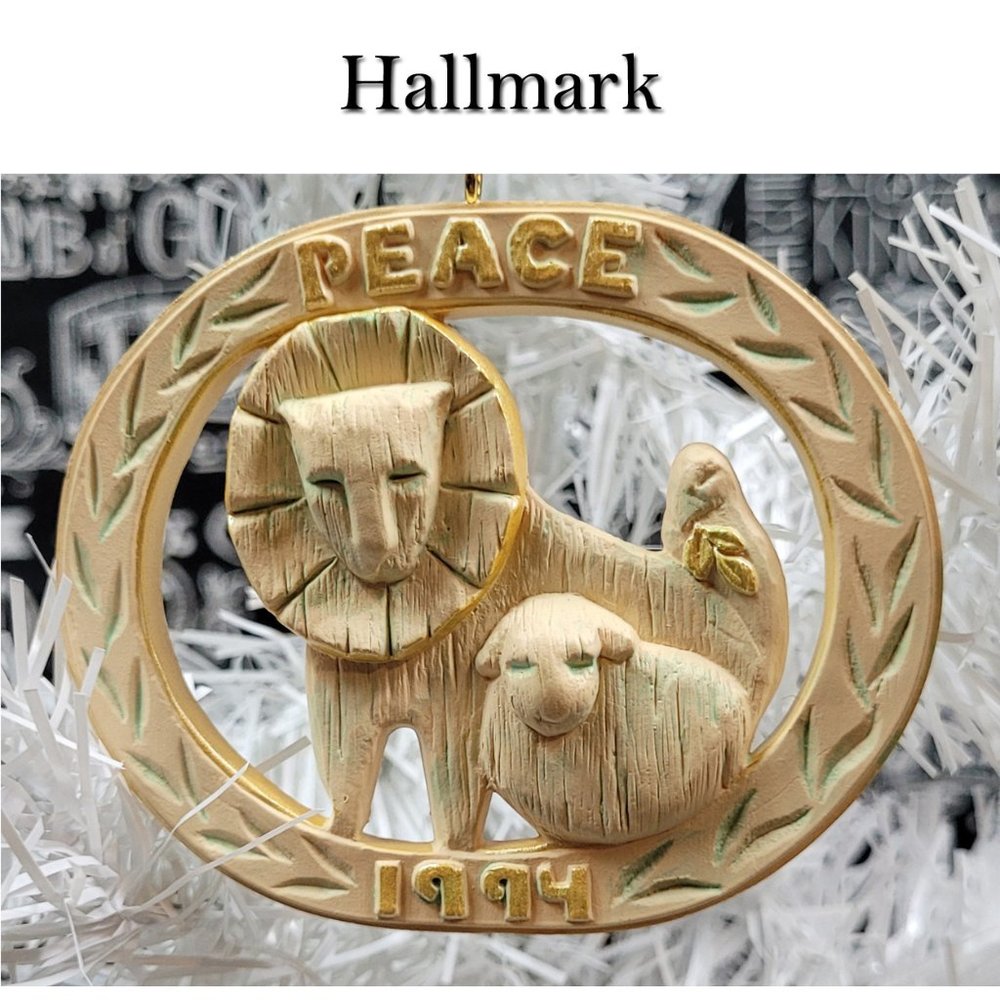 Hallmark Vintage Time Of Peace Christmas Ornament 1994 NIB